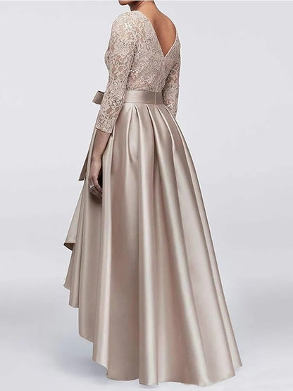 Mother Elegant Size the of Bride Plus Wedding Dress A-Line Guest FashionChic