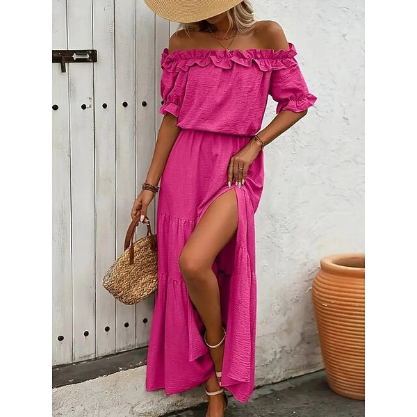 Women's Long Dress Maxi Dress Swing Dress Summer Dress FashionChic