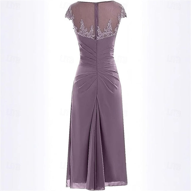 Simple Mermaid Mother Trumpet the Crew Bride Elegant of / Dress FashionChic