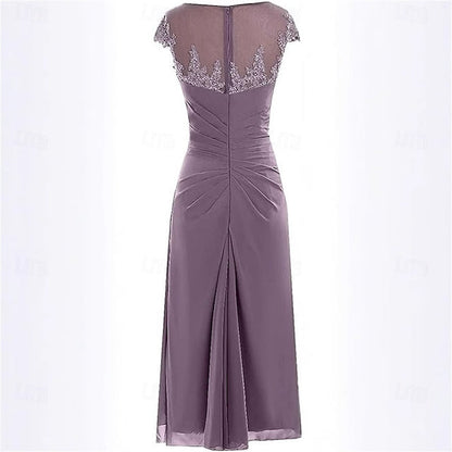 Simple Mermaid Mother Trumpet the Crew Bride Elegant of / Dress FashionChic