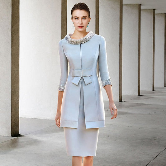 Sheath Wedding Piece of Church Two Guest Bride Dress the Mother FashionChic