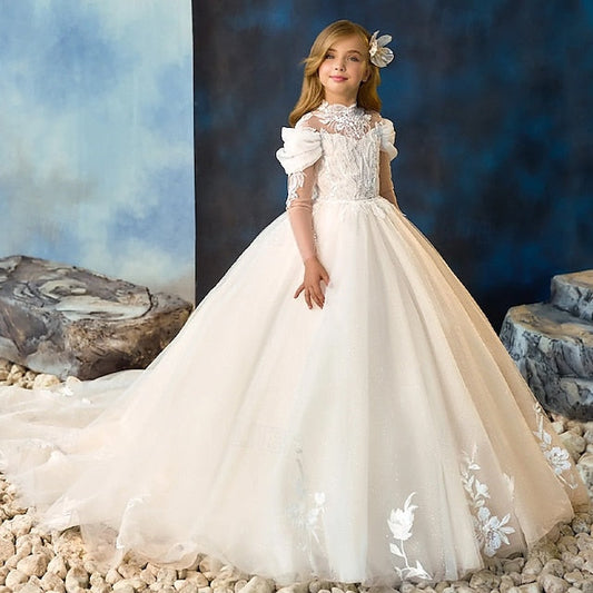 Dress Girls' Party Kids Communion Flower Girl First FashionChic