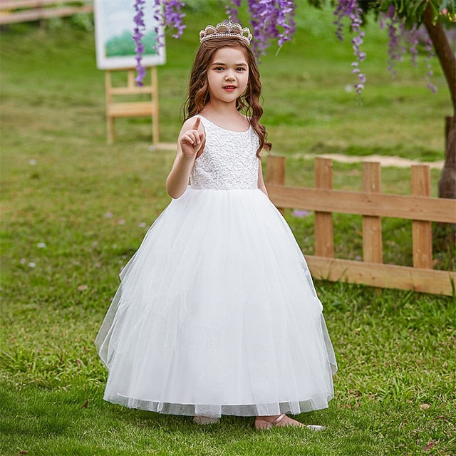 Princess Kid's Flower Girl Girls' Dress FashionChic