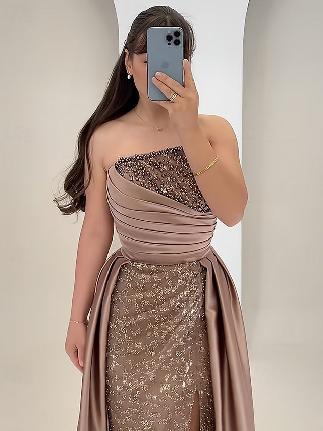 Evening Mermaid Dress A-Line Gown Trumpet / Elegant Formal FashionChic