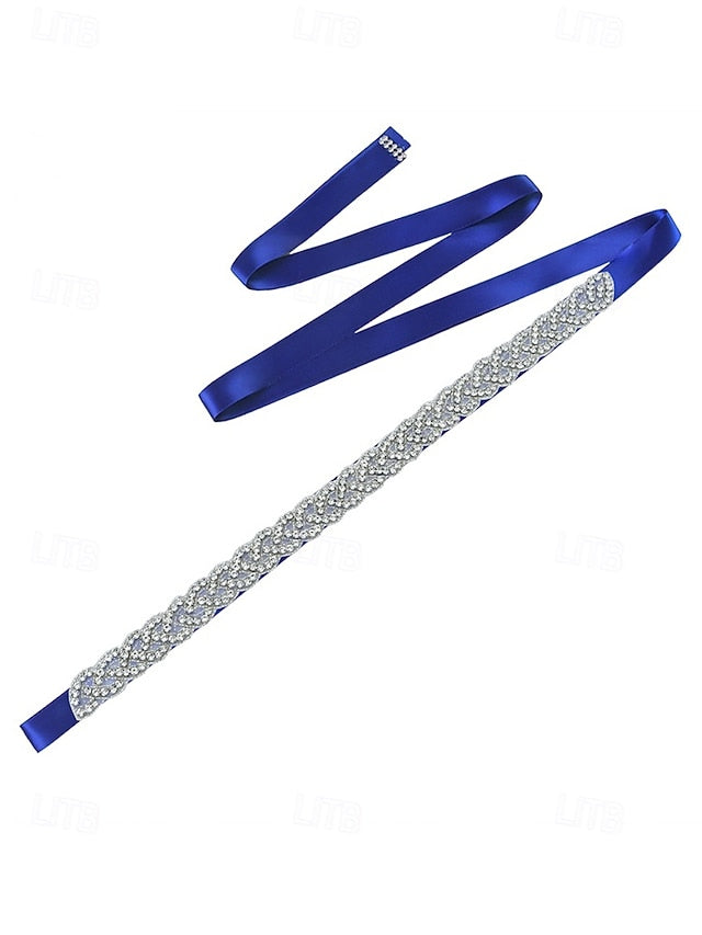 Wedding Waistband Crystal Rhinestone Bridal – Dress Elegant FashionChic