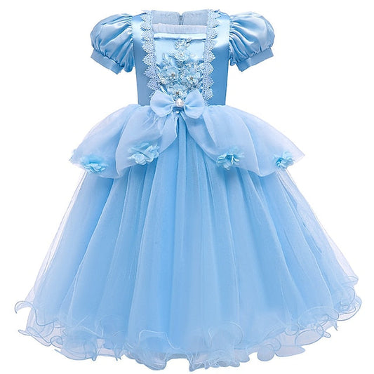 Dress Movie Princess Cinderella Girl Girls' Flower FashionChic