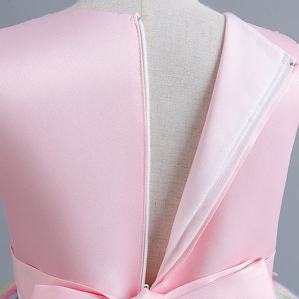 Floral Girls' Party Girl Dress Sleeveless Kids Flower FashionChic