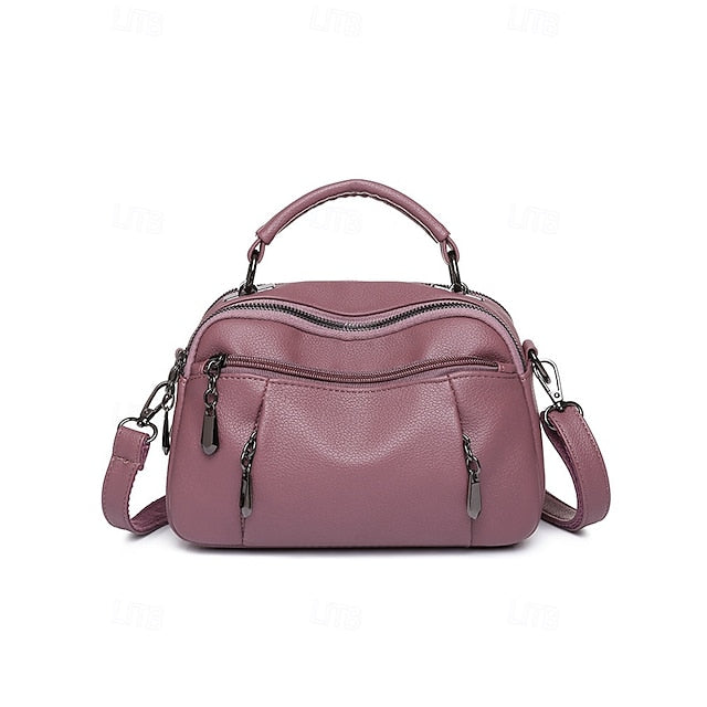 Crossbody Leather Faux Bag Women's FashionChic