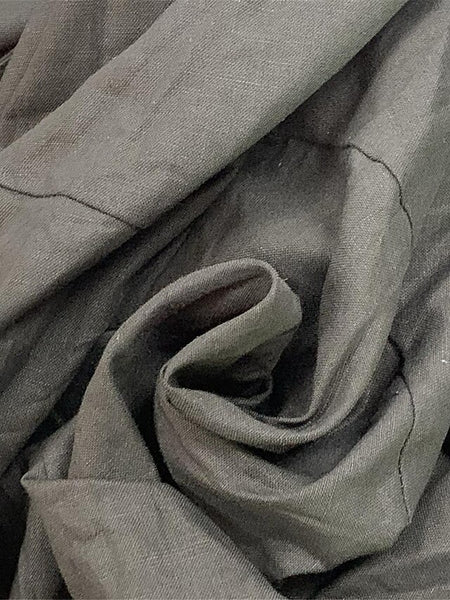 Women's Black Blue Summer Spring Maxi Dress Cotton Linen