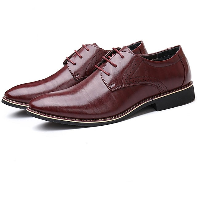 Oxfords Shoes Dress Business Men's Classic Derby FashionChic