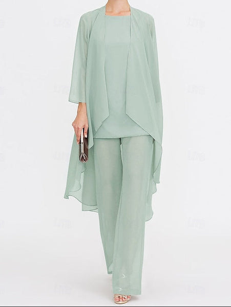 the Wedding Piece Bride Mother 3 Pantsuit Beach of FashionChic