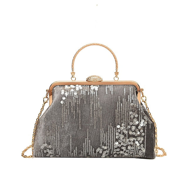 Synthetic Women's Bag Party Clutch Bags Dome Handbag FashionChic