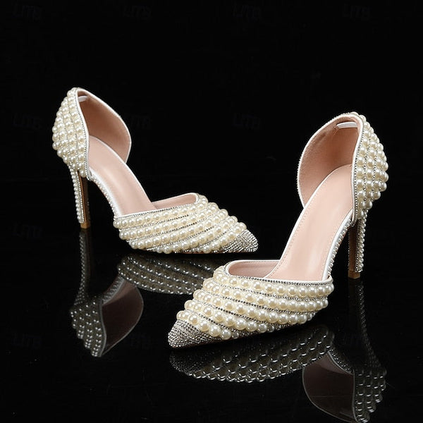 White Comfort Wedding Shoes Women's FashionChic