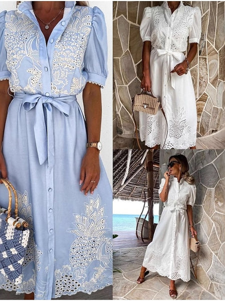 Women's Midi Dress Sundress Vacation Casual Boho Going out