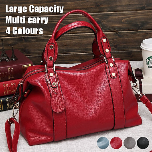 Bag PU Women's Shoulder Handbag Crossbody Boston FashionChic