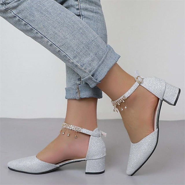 Elegant Bridal Bridesmaid Women's Wedding Pumps Shoes FashionChic