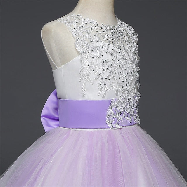 Flower Girls' Wedding Kids Sleeveless Dress Girl FashionChic