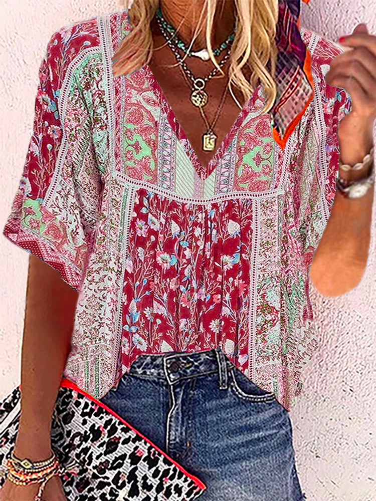 Boho Casual Top  WZ113