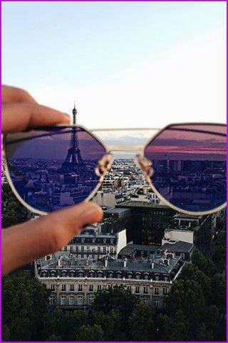 10 Colors Vintage Flat Mirror Sunglasses F129 - Furdela