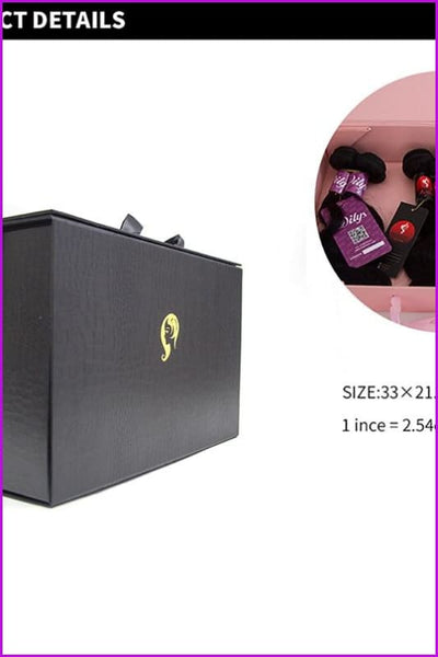 10 pcs Luxury Custom Hair Wig Box Gift Box with/without Logo - Furdela