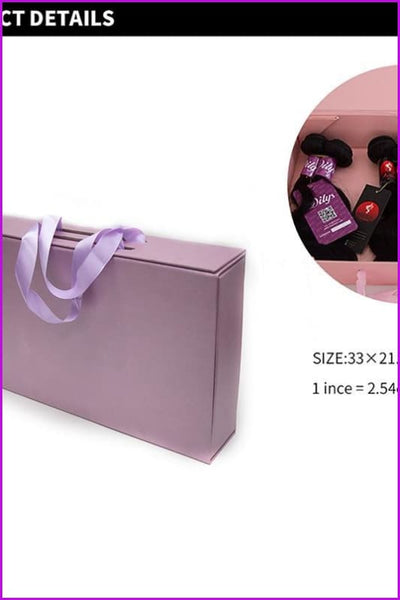 100pcs-Custom Hair Box with Logo - Furdela