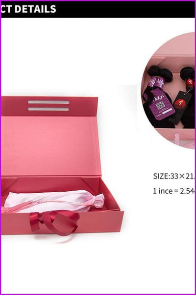 100pcs-Custom Hair Box with Logo - Furdela