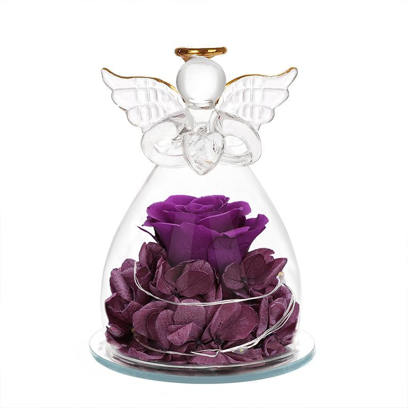 Angel Everlasting Flower Led Gift - Furdela