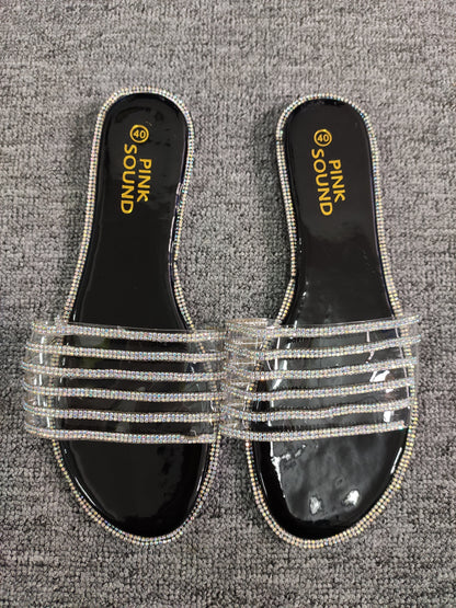 Brhinestore Crystal Platform Slides F470 - Furdela