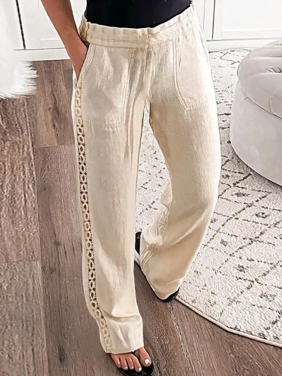 Casual Plain Loose Pants  QB96