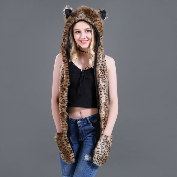 Women Anime Spirit Animal Hood TH4257 Furdela