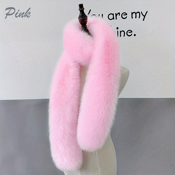 Faux Fox Fur Scarf Soft Windproof Scarf RY5749 Furdela