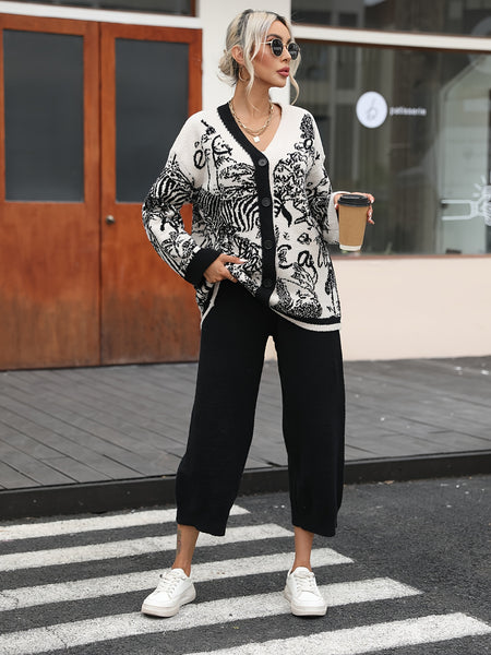 Casual Color Block Two-piece Set RF1478 Furdela