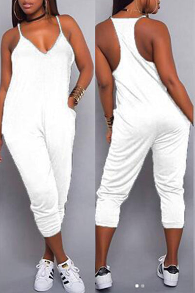 BASICS Pocket Design Cami Jumpsuit AR5079