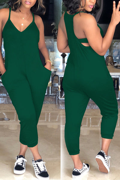 BASICS Pocket Design Cami Jumpsuit AR5079