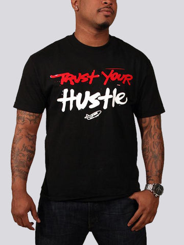 Men Round Neck Letter Print T-shirt AR50120