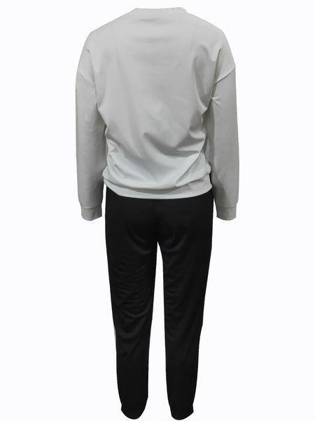 Fruit Letter Print Tracksuit Set BO5064 Furdela