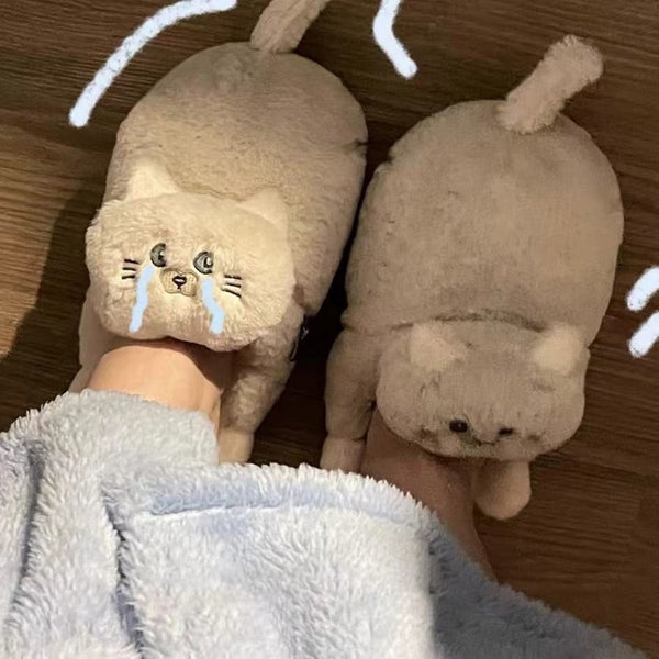 Kitty Home Slippers - Furdela