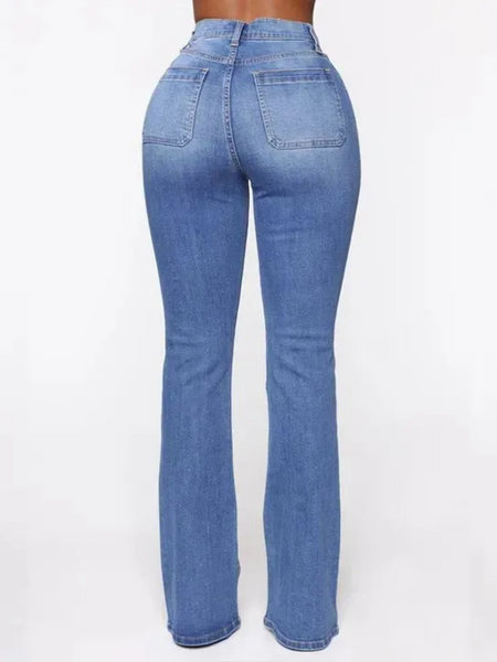 Plus Size High-waisted Stretchy Jeans AR5070