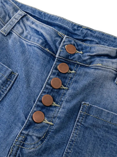 Plus Size High-waisted Stretchy Jeans AR5070