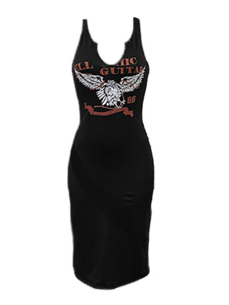 Tie-dye Bodycon Cami Dress AT9046