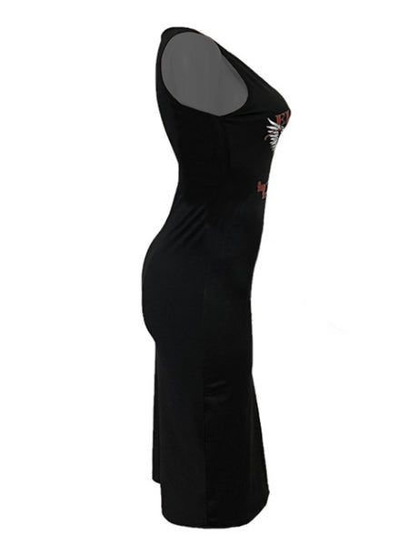 Tie-dye Bodycon Cami Dress AT9046