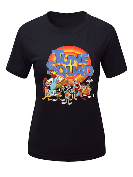 Plus Size Cartoon Letter Print Kangaroo Pocket Tracksuit Set AR7055