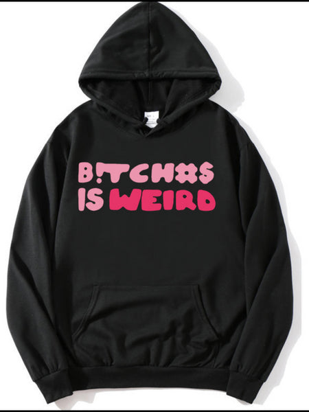 Plus Size Letter Print Kangaroo Pocket Hoodie AR7099