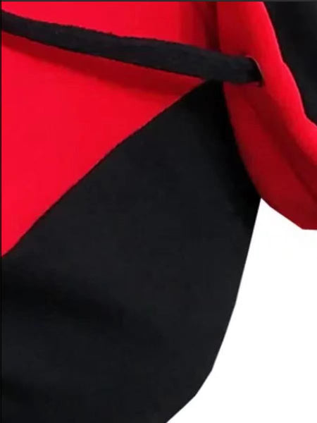 Men Cartoon Print Kangaroo Pocket Tracksuit Set AR7085