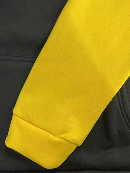 Men Cartoon Print Kangaroo Pocket Tracksuit Set AR7085