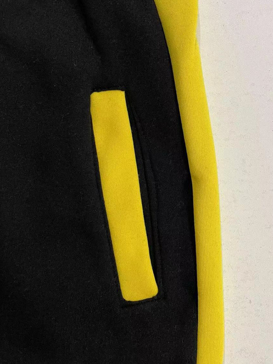 Men Cartoon Print Kangaroo Pocket Tracksuit Set AR7085