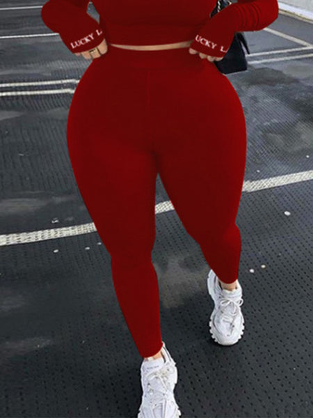 BASICS Plus Size High Waist Skinny Stretchy Leggings AR5066