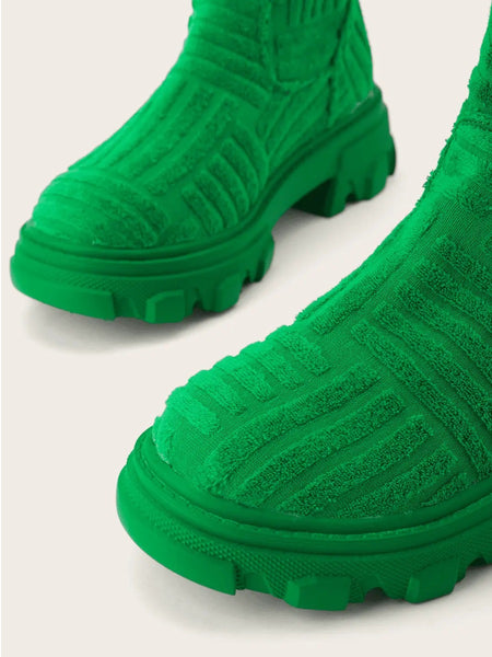 Chunky Sole Thigh High Boots AR5065