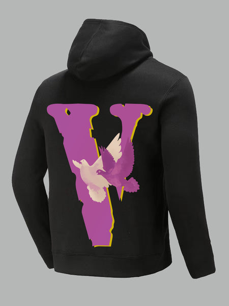 Men Figure Letter Print Hoodie BO5046 Furdela