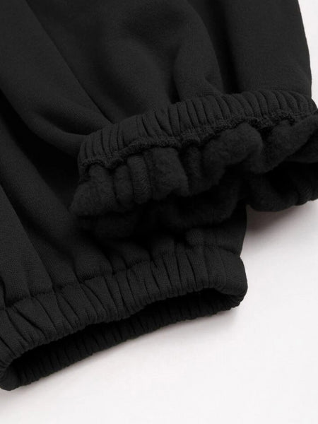 Plus Size Pink Letter Print Pants Set AR5057